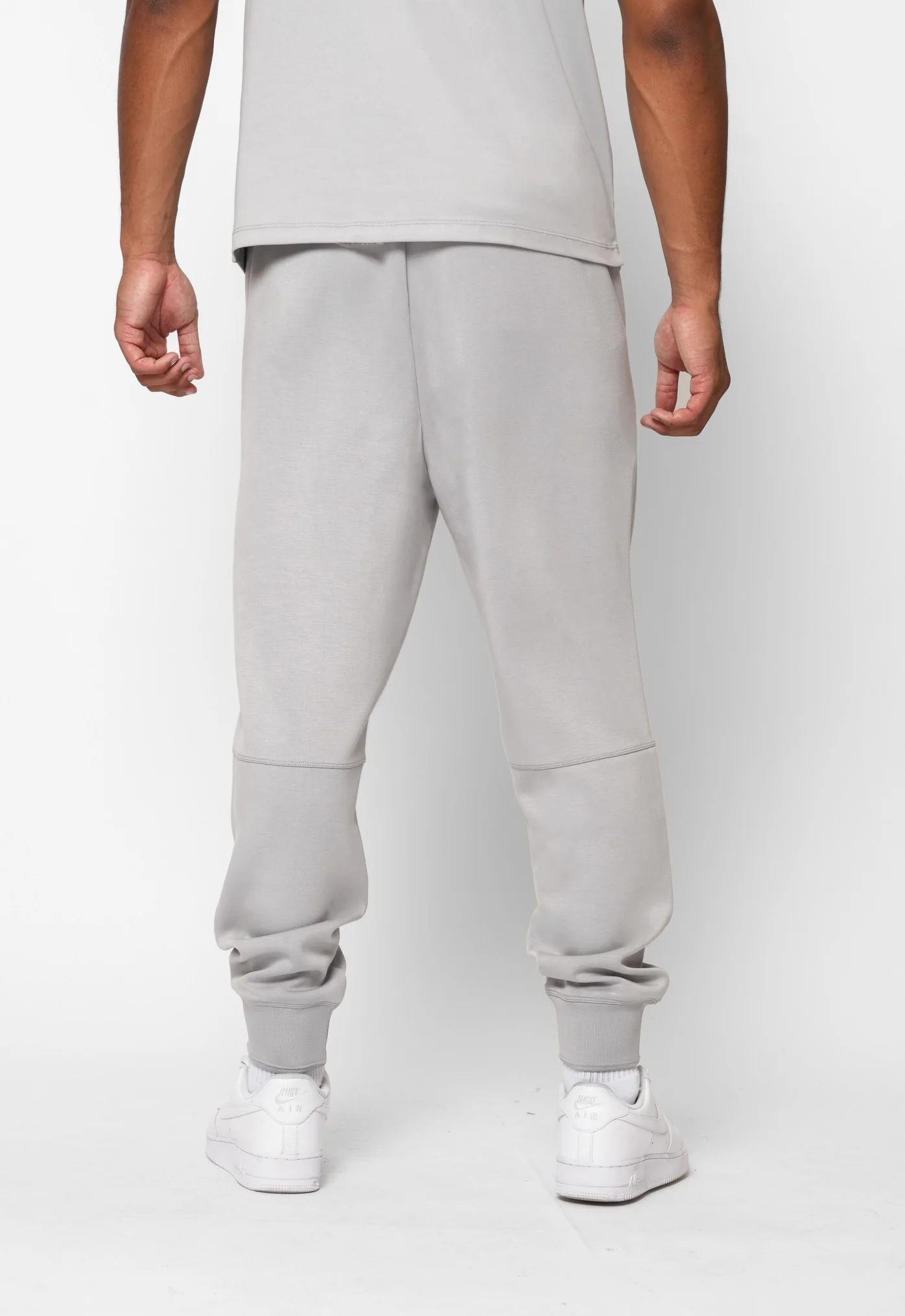 Valére Milano - Luxe Cuffed Hem Jogger - Grey - Image 3