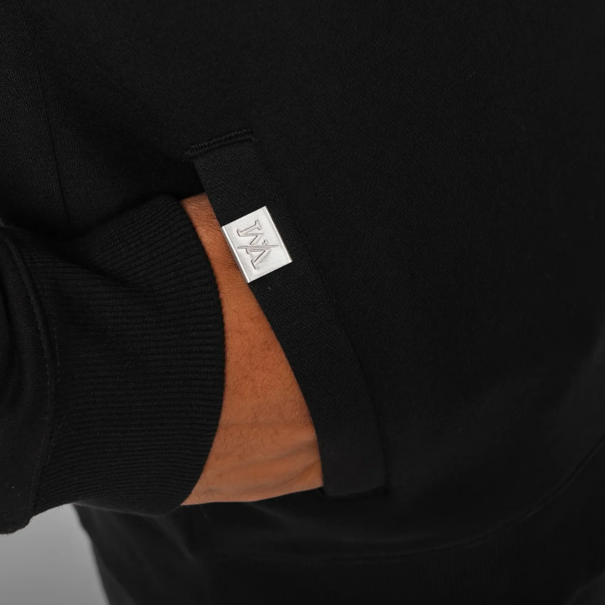 Valére Milano - Monte Zip Up Hoodie - Black - Image 5