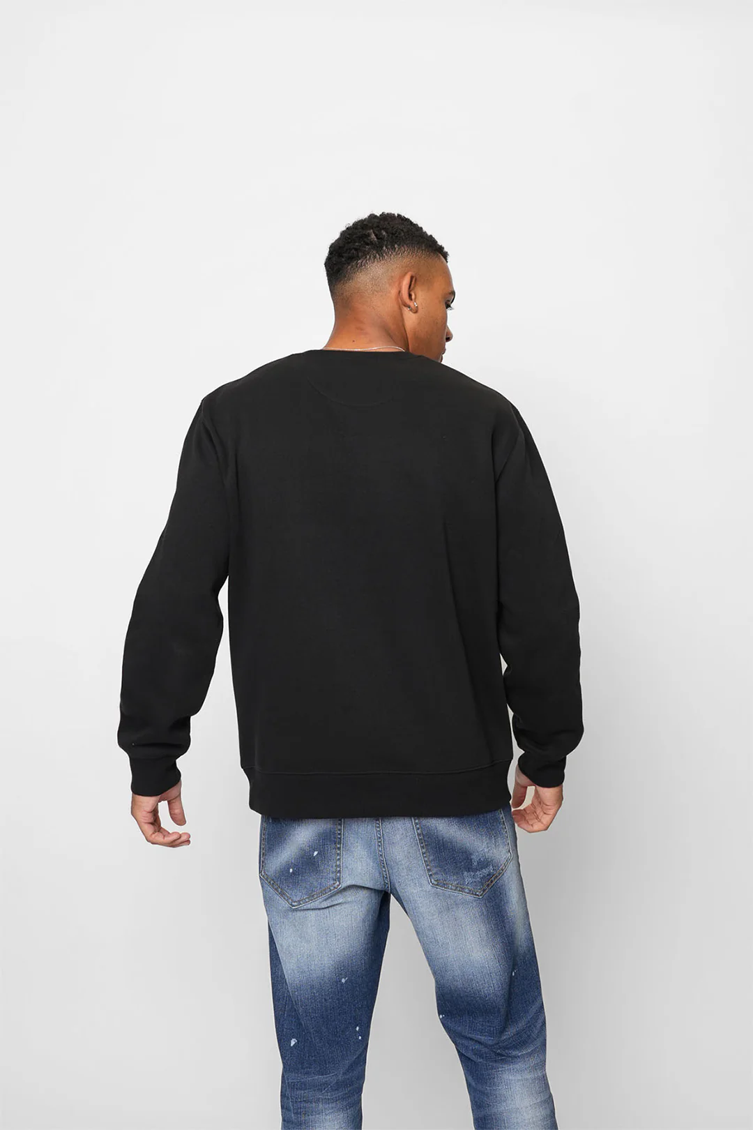 Valére Milano - Monte Crew Sweatshirt - Black - Image 2