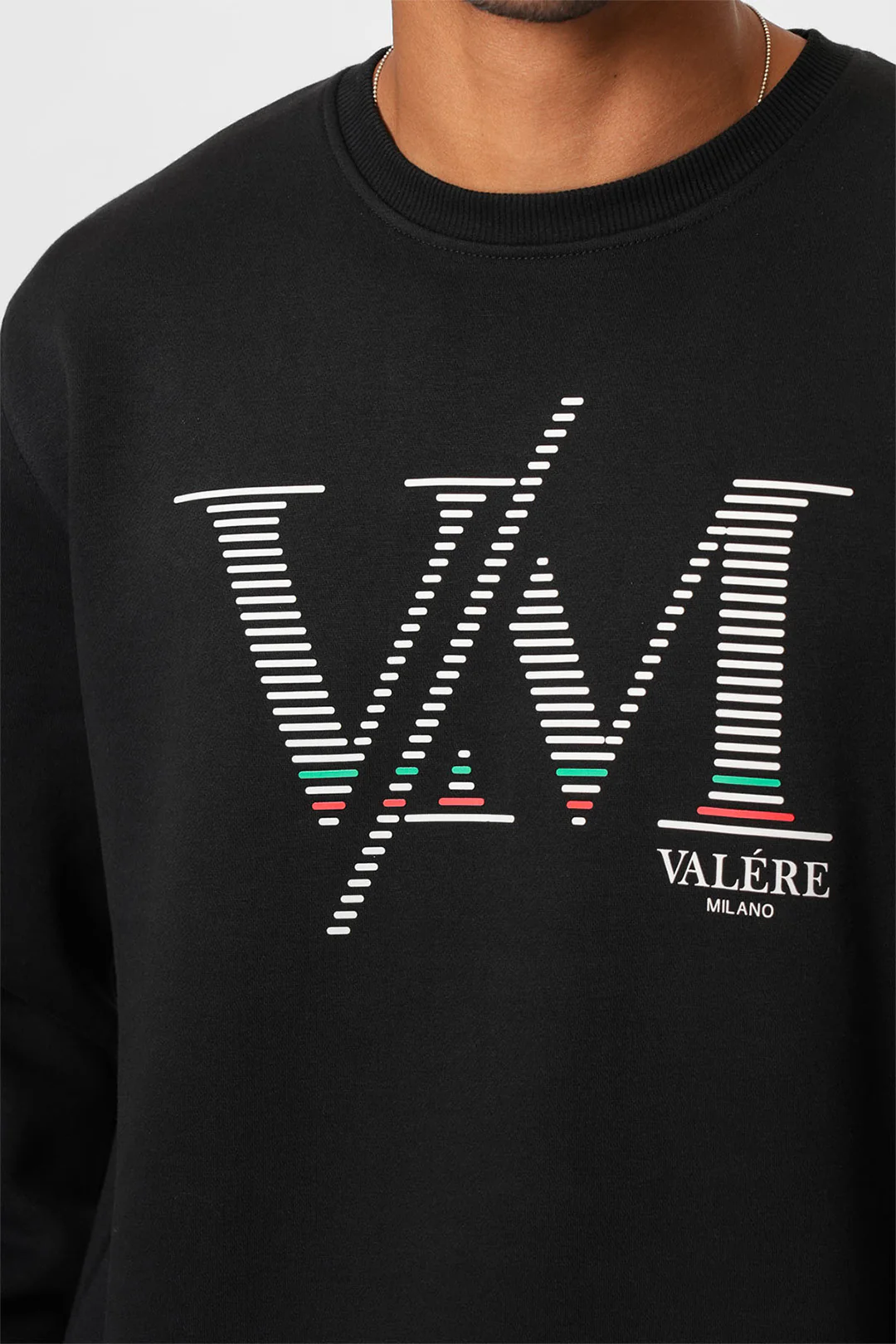 Valére Milano - Monte Crew Sweatshirt - Black - Image 4
