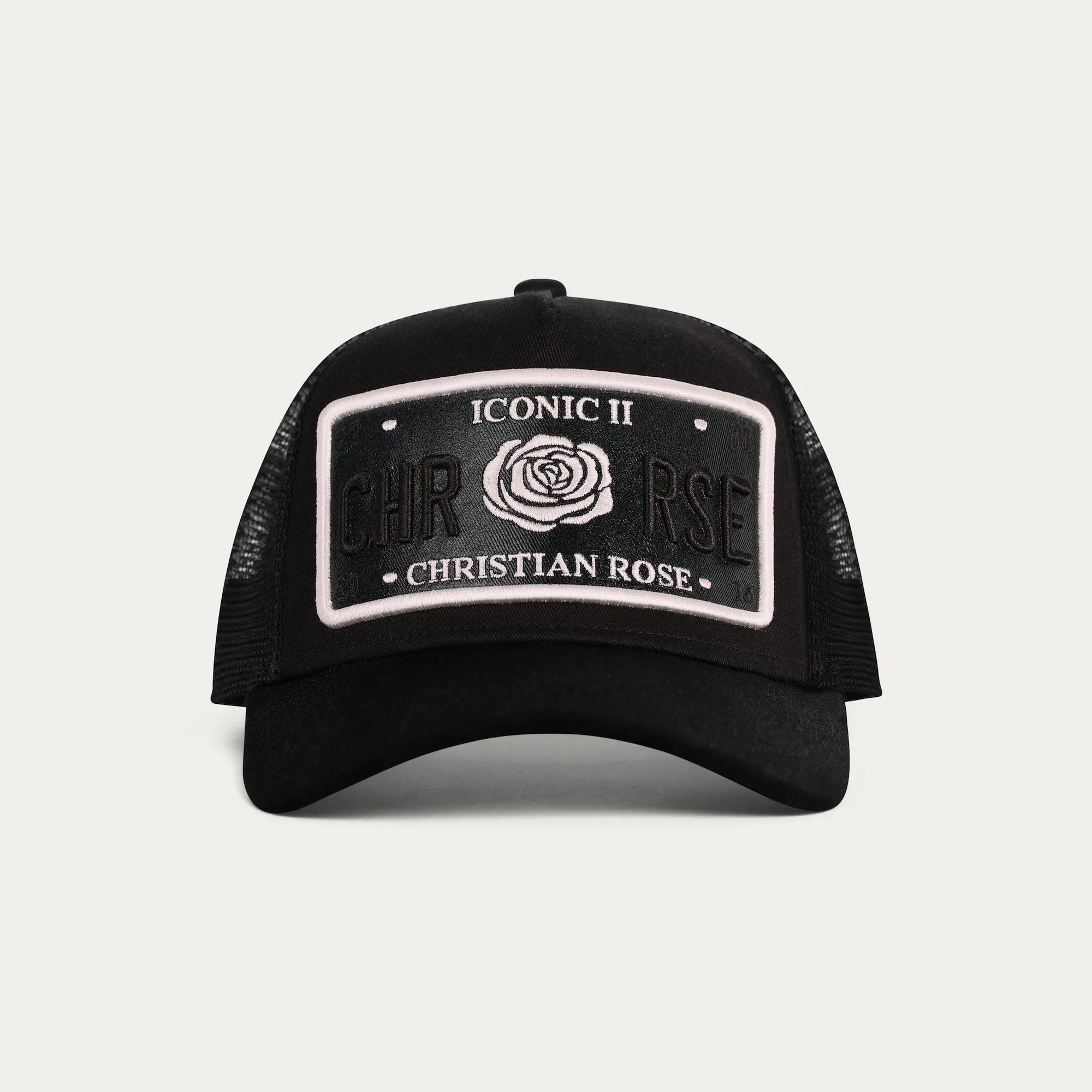 Christian Rose - Vinyl Plate Cap - Black/White - Image 2