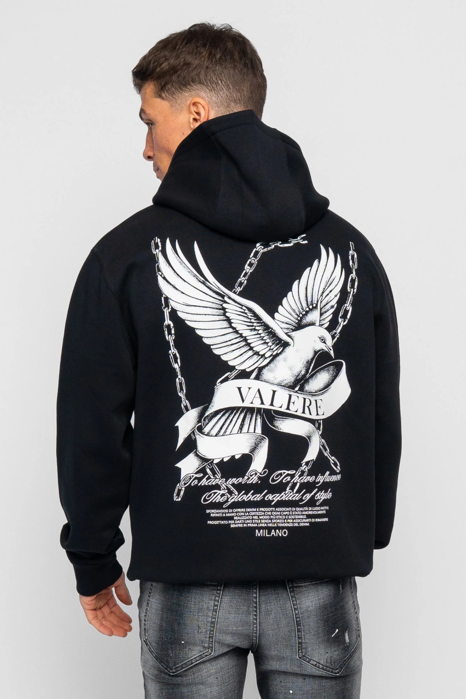 Valére Milano - Monviso Hoodie - Black - Image 5