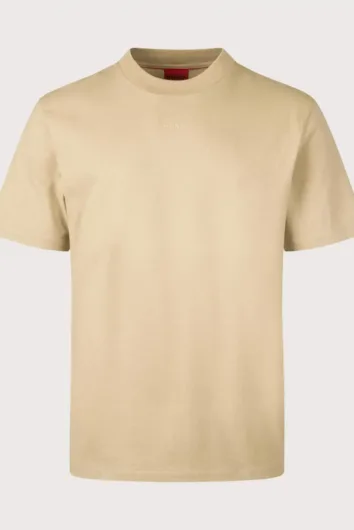 HUGO - Dapolino Cotton T-Shirt - Medium Beige