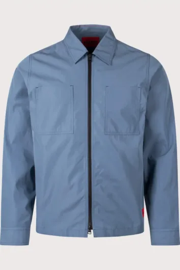HUGO - Evalom Oversized Overshirt - Blue
