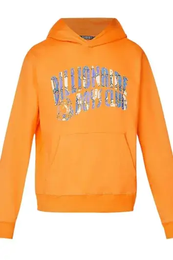 Billionaire Boys Club - Gator Camo Arch Logo Popover Hoodie - Orange