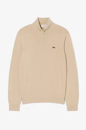 Lacoste - Half Zip Sweater AH1980 - Beige