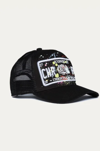 Christian Rose - Iconic II Plate - Black Paint Splat