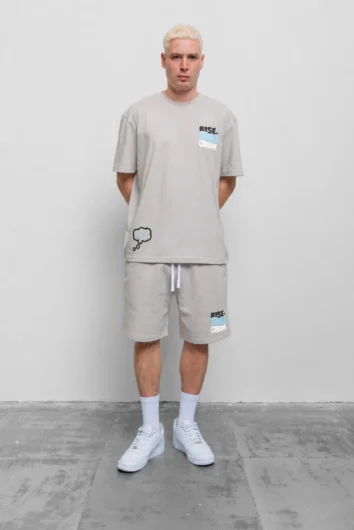 Fresh Couture - Rise Shorts 070 - Grey