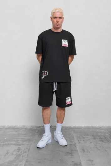 Fresh Couture - Rise Shorts 070 - Black