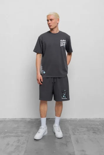 Fresh Couture - Take Your Pick Shorts 082 - Charcoal
