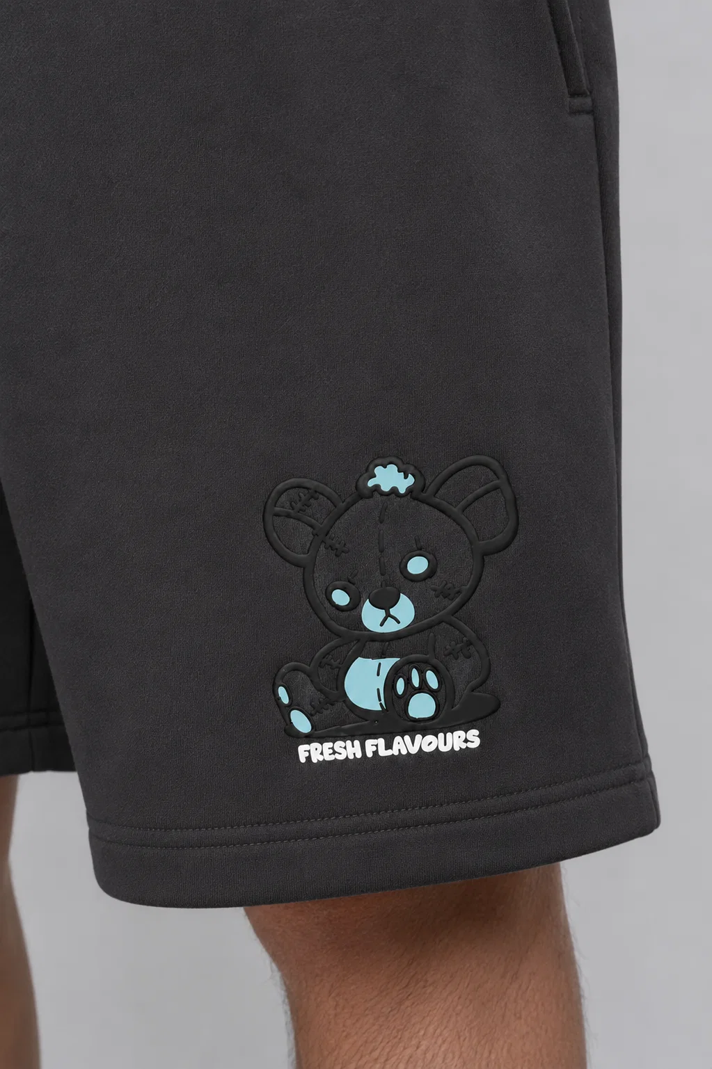 Fresh Couture - Take Your Pick Shorts 082 - Charcoal - Image 5