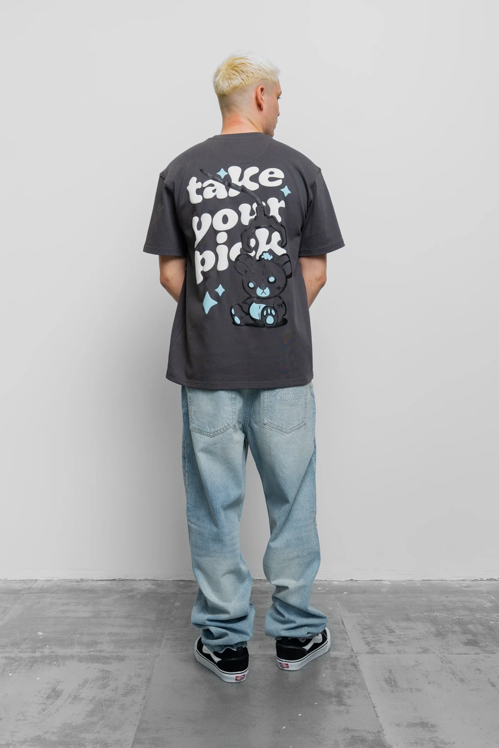 Fresh Couture - Take Your Pick T-Shirt 082 - Charcoal - Image 2