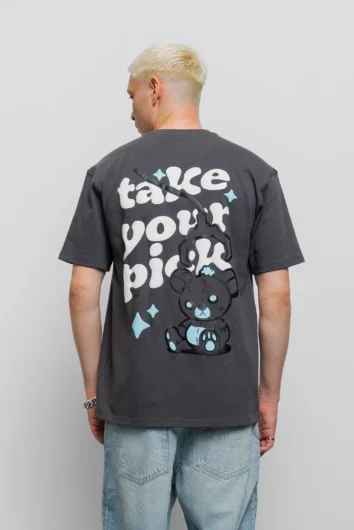 Fresh Couture - Take Your Pick T-Shirt 082 - Charcoal