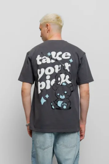 Fresh Couture - Take Your Pick T-Shirt 082 - Charcoal