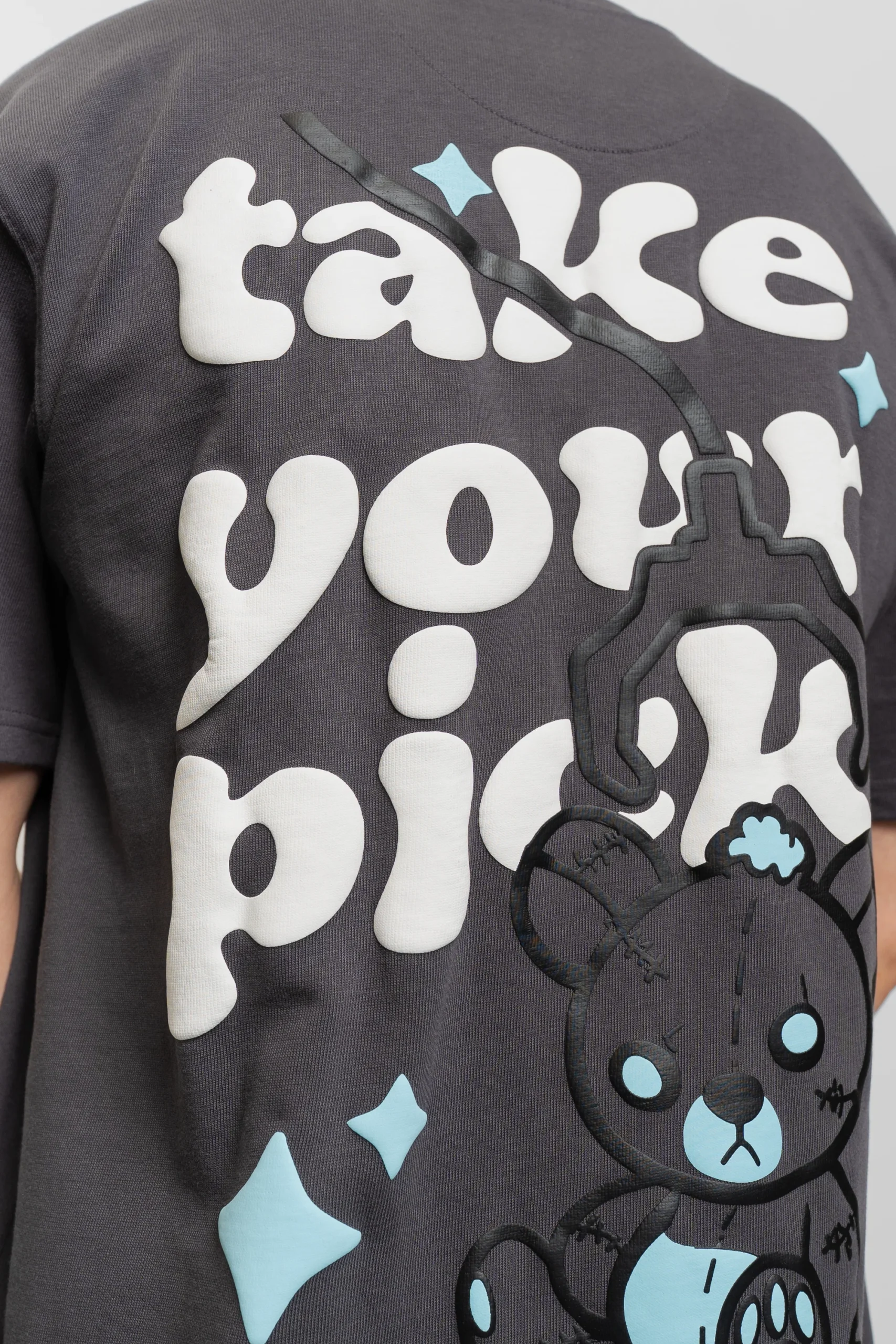 Fresh Couture - Take Your Pick T-Shirt 082 - Charcoal - Image 4