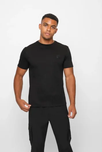 Valére Milano - Luxe Mercerised T-Shirt - Black