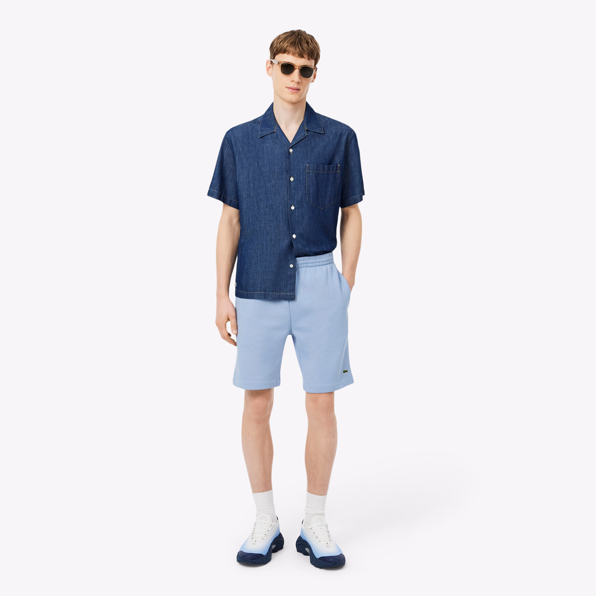 Lacoste - Fleece Shorts GH9627 - Sky - Image 2