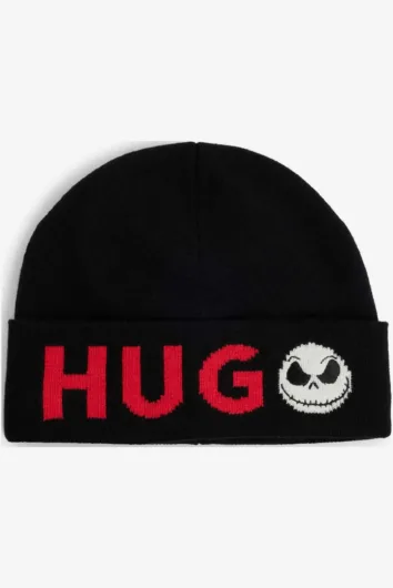 HUGO - Xelm Knitted Beanie - Black