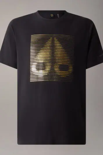 Moose Knuckles - RAYDAZE T-SHIRT GOLD SERIES M16MT729 - BLACK