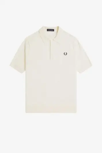 Fred Perry - Cotton Knit Shirt K9725 - Ecru