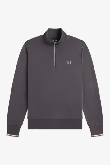 Fred Perry - Halfzip Sweatshirt M3574 - Anchor Grey