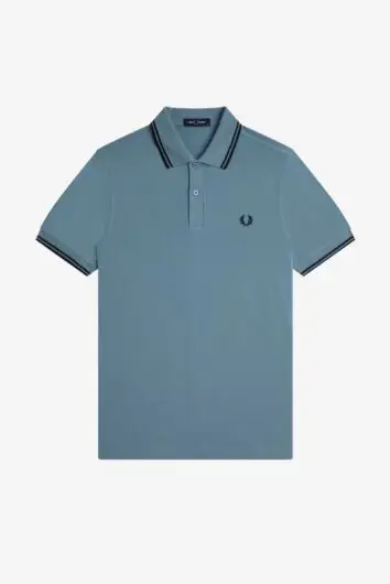 Fred Perry - Twin Tipped Polo Shirt M3600 - Stockport Blue