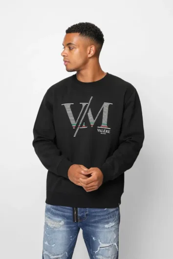 Valére Milano - Monte Crew Sweatshirt - Black