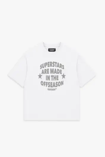 Kortsiide - Superstar Classic T-Shirt - White/Grey