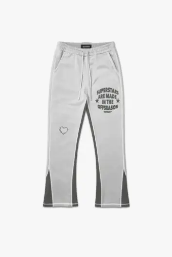 Kortsiide - Superstar Stitched Flared Jogger - Dusk Grey