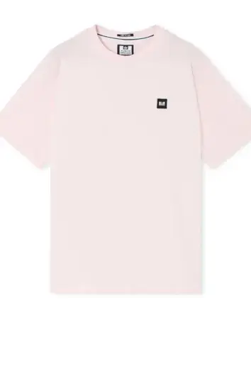Weekend Offender - Brooklands Badge T-Shirt - Soft Pink