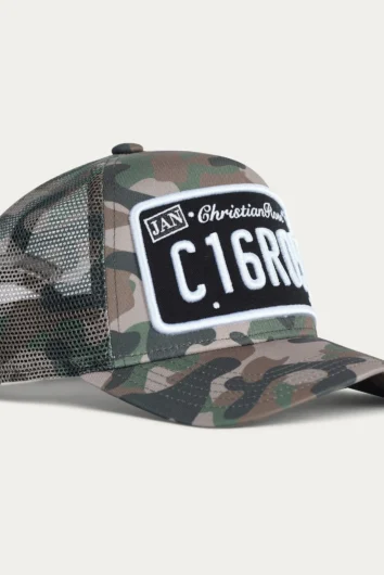 Christian Rose - Private Plate Trucker Cap - Green Camo