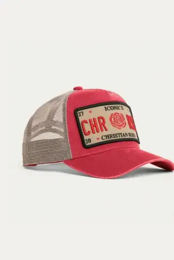 Christian Rose - Iconic II Trucker Cap - Red/Cream/Red