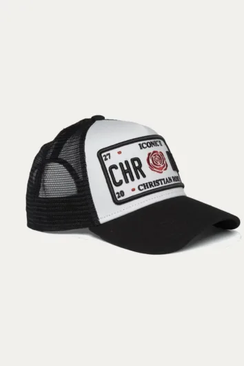 Christian Rose - Iconic II Red Rose Cap - White/Black/Red