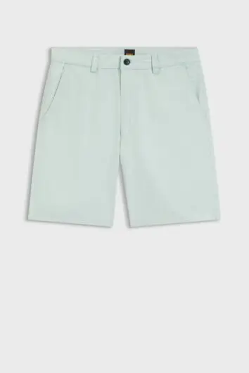 BOSS - Chino Slim Fit Shorts - Turquoise