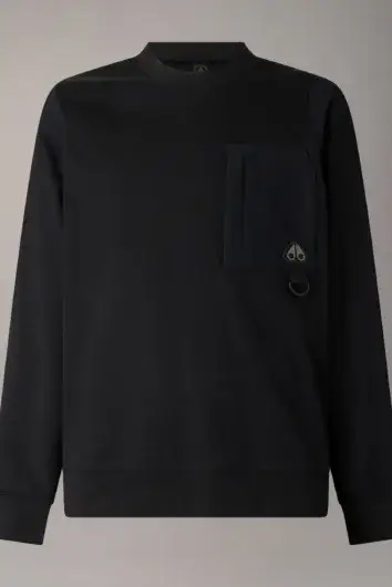 Moose Knuckles - Dalon Crewneck Sweatshirt - Black