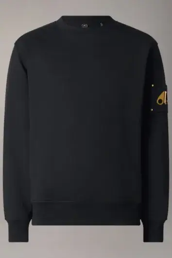 Moose Knuckles - HARTSFIELD SWEATSHIRT GOLD SERIES M35MS673 - BLACK