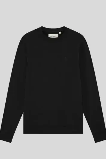 Lyle & Scott - Superfine Crewneck ML2255 Sweatshirt - Jet Black