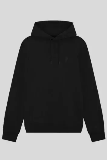 Lyle & Scott - Superfine Loopback ML2256 Hoodie - Jet Black