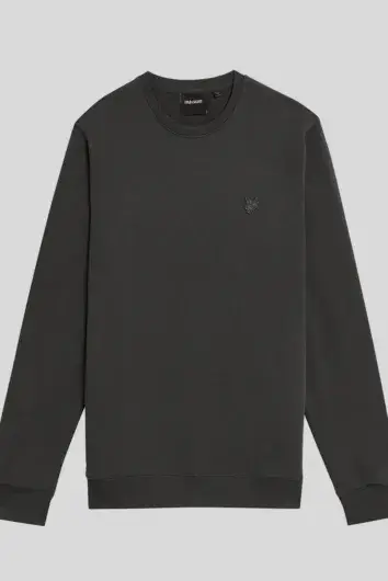 Lyle & Scott - Superfine Crewneck ML2255 Sweatshirt - Gunmetal