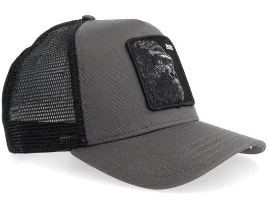 Goorin Bros - The Boss Gorilla Trucker Cap - Grey - Image 3