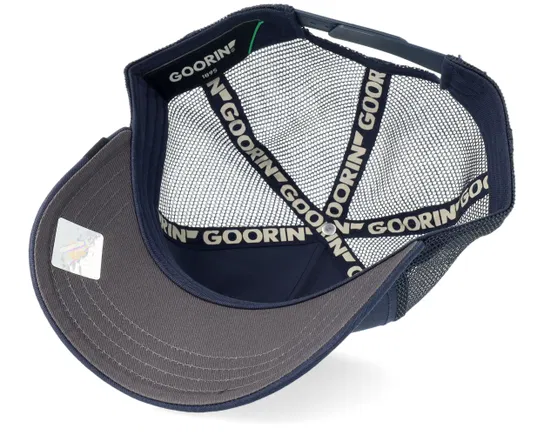 Goorin Bros - Lone Wolf Trucker Cap - Navy - Image 6