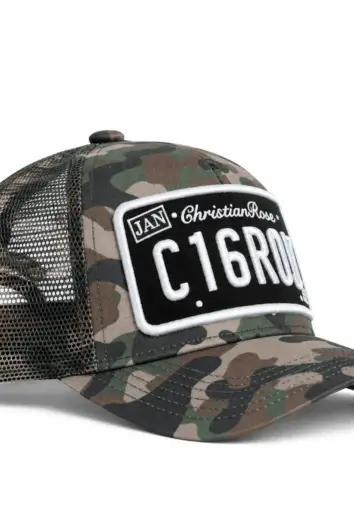 Christian Rose - Private Plate Trucker Cap - Green Camo
