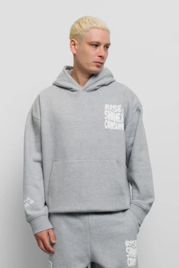 Fresh Couture - Rise Hoodie 053 - Marl Grey