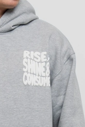 Fresh Couture - Rise Hoodie 053 - Marl Grey - Image 4