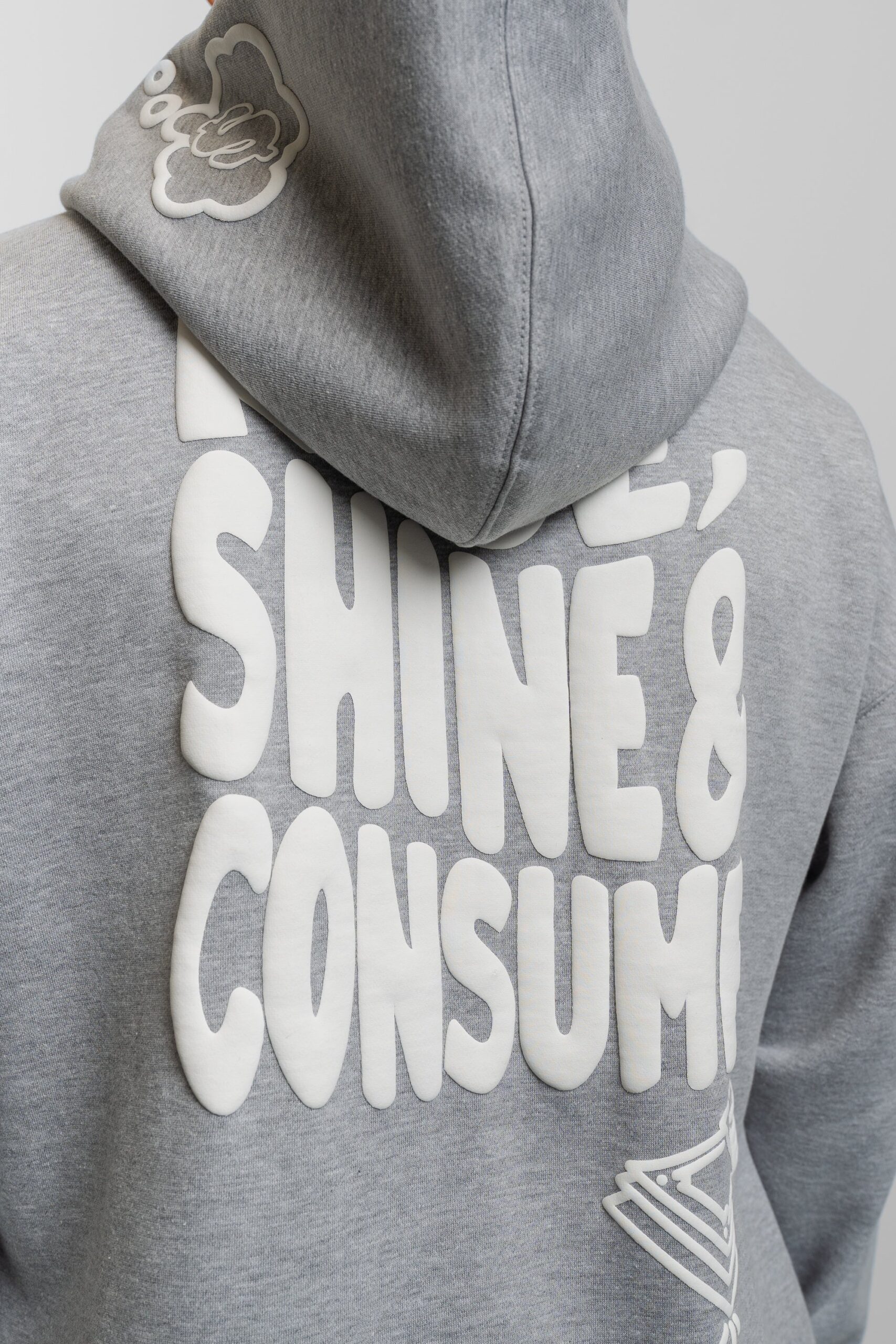 Fresh Couture - Rise Hoodie 053 - Marl Grey - Image 6