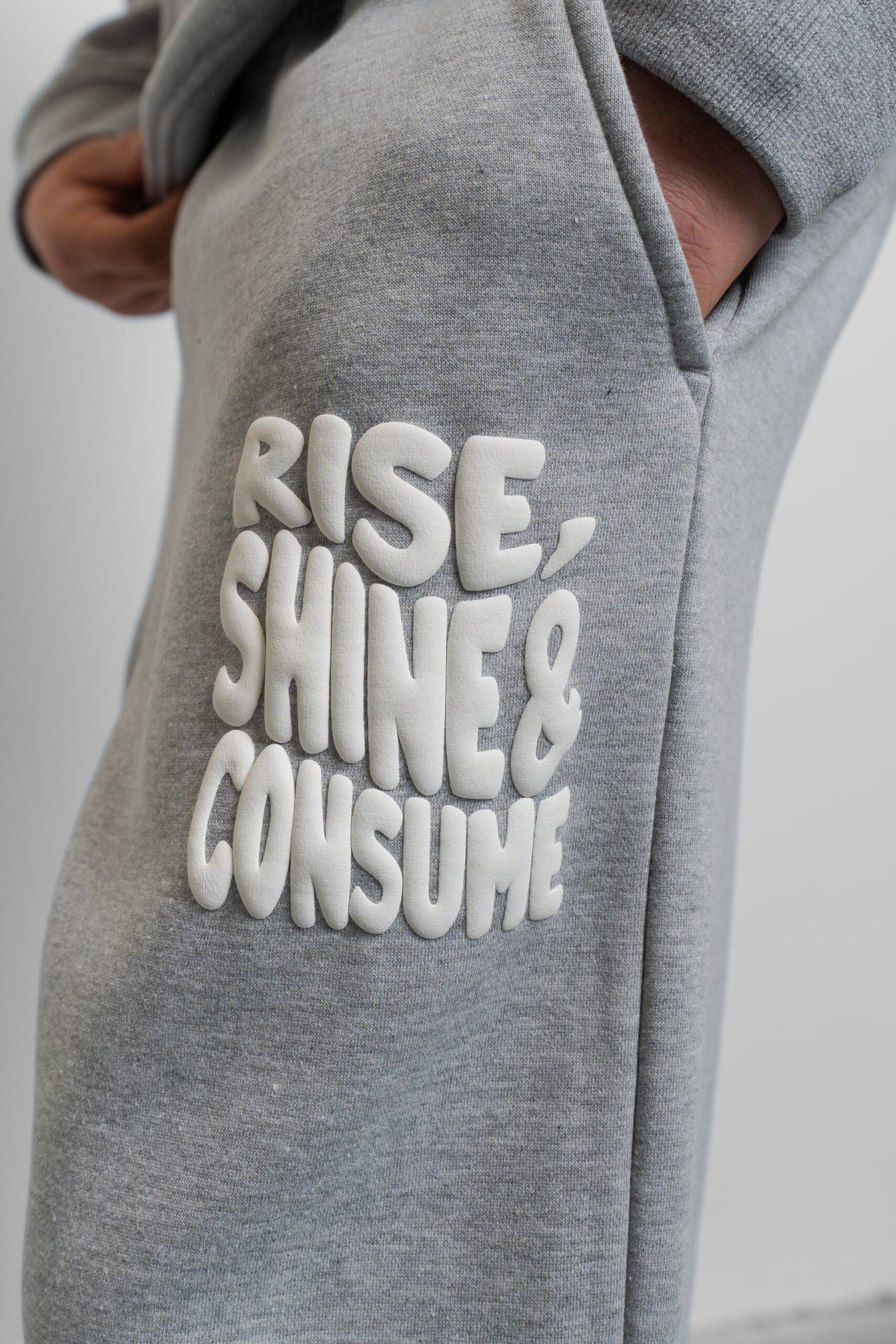 Fresh Couture - Rise Jogger 054 - Marl Grey - Image 5