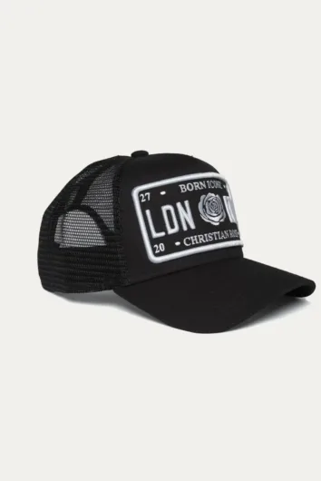 Christian Rose - Iconic Plate Cap - Black/White
