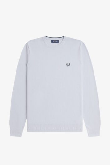Fred Perry - Piquè Stitch Jumper - Dusky Blue