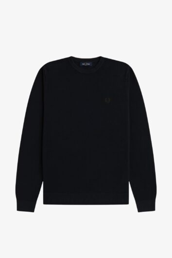 Fred Perry - Piquè Stitch Jumper - Navy