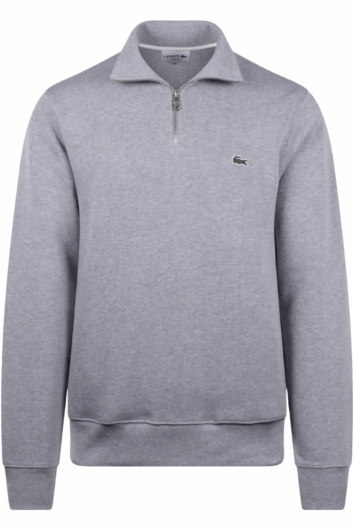 Lacoste - Quater Zip Sweatshirt SH1927 - Silver Chine